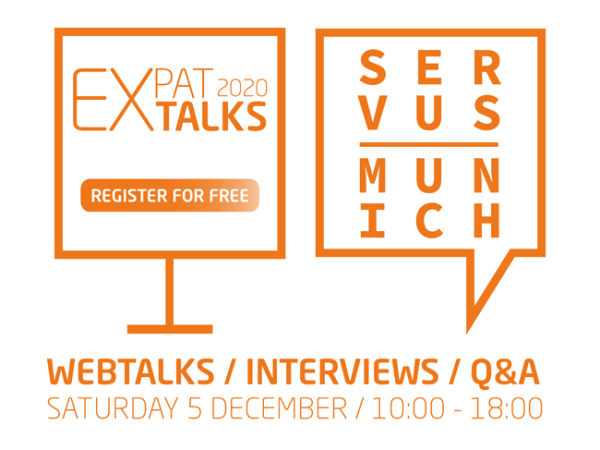 ExpatTalks2020: Servus Munich logo